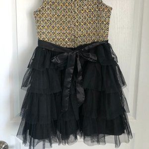 Nanette Lepore Tweed Ruffle Dress M (10-12)